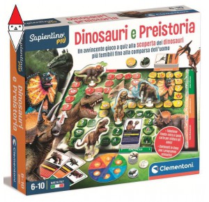 , , , GIOCO EDUCATIVO CLEMENTONI DINOSAURI E PREISTORIA