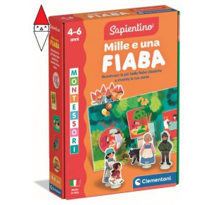, , , GIOCO EDUCATIVO CLEMENTONI MONTESSORI MILLE E UNA FIABA