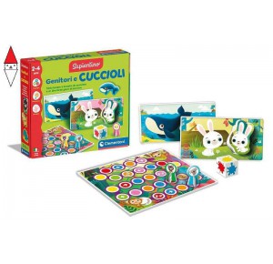 , , , GIOCO EDUCATIVO CLEMENTONI GENITORI E CUCCIOLI