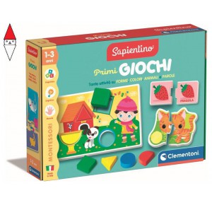 , , , GIOCO EDUCATIVO CLEMENTONI MONTESSORI PRIMI GIOCHI