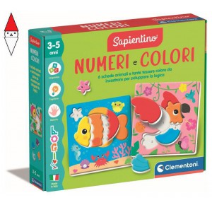 , , , GIOCO EDUCATIVO CLEMENTONI LOGIC NUMERI E COLORI