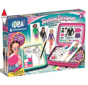 , , , GIOCO EDUCATIVO CLEMENTONI IDEA - FASHION DESIGNER