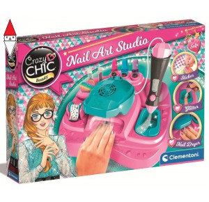 , , , GIOCO DI IMITAZIONE CLEMENTONI CRAZY CHIC - NAIL ART STUDIO