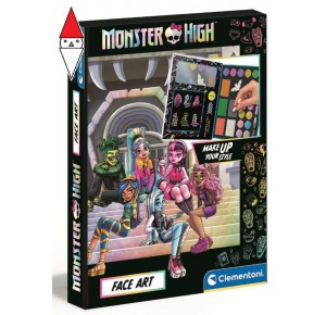 , , , GIOCO DI IMITAZIONE CLEMENTONI MONSTER HIGH FACE ART