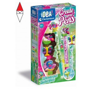 , , , GIOCO EDUCATIVO CLEMENTONI IDEA MINI LAB PENNE BUTTERFLY
