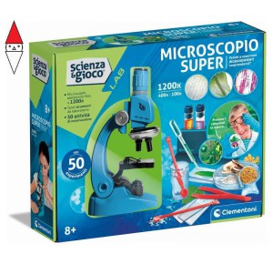 , , , GIOCO EDUCATIVO CLEMENTONI MICROSCOPIO SUPER