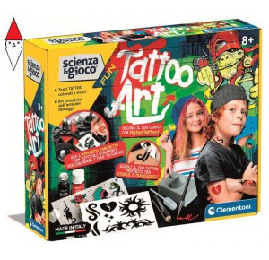 , , , GIOCO EDUCATIVO CLEMENTONI TATTOO ART