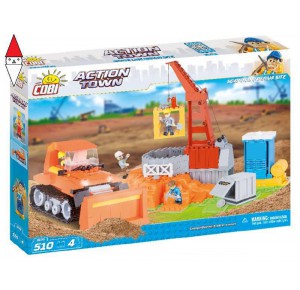 , , , COSTRUZIONE COBI 500 PCS ACTION TOWN/1674/ CANTIERE