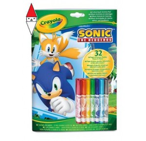 , , , GIOCO EDUCATIVO CRAYOLA ALBUM COLORING SONIC
