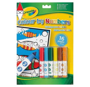 , , , GIOCO EDUCATIVO CRAYOLA ALBUM COLORA CON I NUMERI