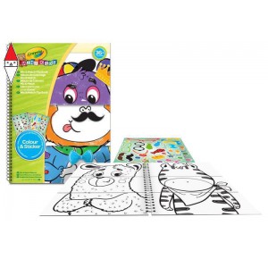 , , , GIOCO EDUCATIVO CRAYOLA ALBUM ABBINA E COLORA MINI KIDS