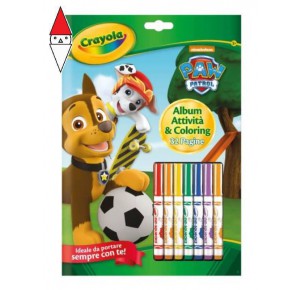 , , , GIOCO EDUCATIVO CRAYOLA ALBUM ATTIVITA E COLORING PAW PATROL