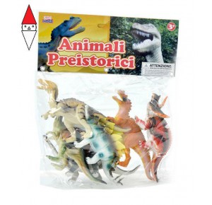 , , , ACTION FIGURE DISTRIBUTORI GIOCATTOLI BUSTA 6 DINOSAURI GRANDE