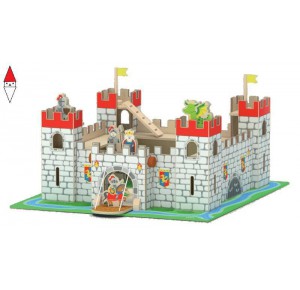 , , , ACTION FIGURE DISTRIBUTORI GIOCATTOLI CASTELLO IN LEGNO 50X56CM