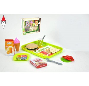 , , , GIOCO DI IMITAZIONE PLAYSET SANDWICH FAST FOOD