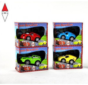 , , , MODELLINO DISTRIBUTORI GIOCATTOLI AUTO CON OCCHI DIECAST RETROCARICA CM 10