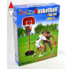 , , , GIOCO SPORTIVO DISTRIBUTORI GIOCATTOLI BASKET STELO METALLO CM 160