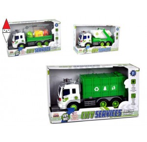 , , , MODELLINO DISTRIBUTORI GIOCATTOLI CAMION ECOLOGICI FRIZIONE B.O.