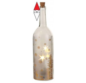 , , , LUCI NATALE EDELMAN BOTTIGLIA CON LED A BATTERIA