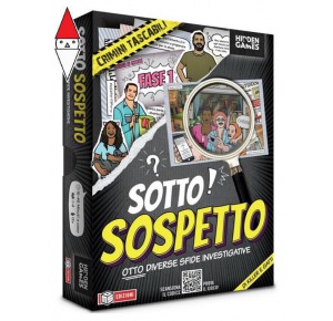 , , , GIOCO DA TAVOLO EDICART STYLE HIDDEN GAMES SOTTO SOSPETTO