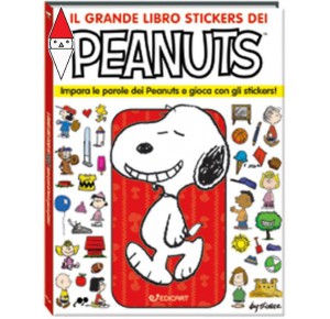 , , , GIOCO EDICART STYLE PEANUTS GRANDE LIBRO STICKER