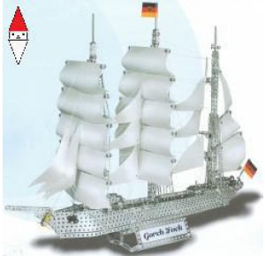, , , EITECH PROFESSIONAL SET - SAILING BOAT GORCH FOCK (DELUXE)