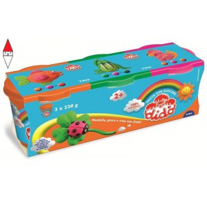 , , , ALTRO GIOCO FILA TRIS BARATTOLI DIDO 220G ARANCIO/VERDE/MAGENTA