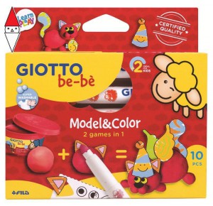 , , , ALTRO GIOCO FILA GIOTTO BE-BE   MODELANDCOLOR12 PZ 4 SOGGETTI - 3 X SOGGETTO