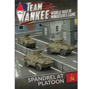 , , , FLAMES OF WAR FLAMES OF WAR - TEAM YANKEE:SPANDRELAT PLATOON