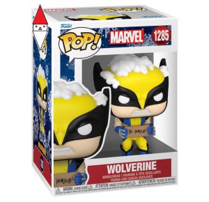 , , , ACTION FIGURE FUNKO LCC HOLIDAY- WOLVERINE W/ SIGN