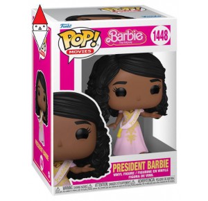 , , , ACTION FIGURE FUNKO LCC BARBIE- PRESIDENT BARBIE (POP VINYL) (BARBIE MOVIE 2023)