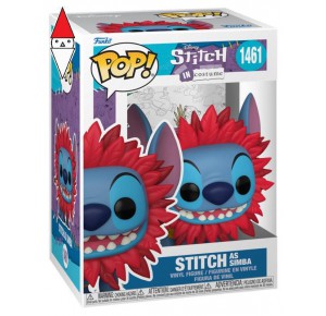 , , , ACTION FIGURE FUNKO LCC STITCH COSTUME SIMBA (POP VINYL - LILO AND STITCH)