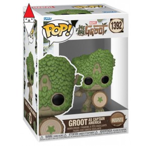 , , , ACTION FIGURE FUNKO LCC WAG CAPTAIN AMERICA (POP VINYL - WE ARE GROOT)