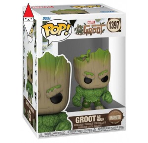 , , , ACTION FIGURE FUNKO LCC WAG HULK (POP VINYL - WE ARE GROOT)