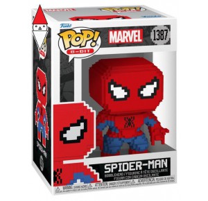 , , , ACTION FIGURE FUNKO LCC 8 BIT SPIDER MAN (POP VINYL - MARVEL COMICS)