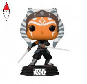 , , , FUNKO POP POP STAR WARS 464 - MANDALORIAN AHSOKA WITH SABERS