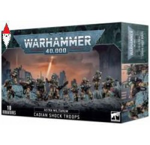 , , , GAMES WORKSHOP WARHAMMER 40.000 - ASTRA MILITARUM CADIAN SHOCK TROOPS