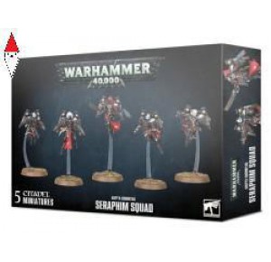 , , , GAMES WORKSHOP WARHAMMER 40.000 - ADEPTA SORORITAS SERAPHIM SQUAD