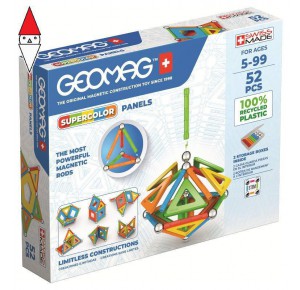 , , , COSTRUZIONE GEOMAG GEOMAG SUPERCOLOR PANELS RECYCLED 52 PCS