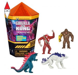 , , , ACTION FIGURE GIOCHI-PREZIOSI GODZILLA X KONG MINI PERSONAGGI IN CRISTALLO 1 PZ