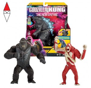 , , , ACTION FIGURE GIOCHI-PREZIOSI GODZILLA X KONG PERSONAGGI DLX CON SUONI ASSORTITI