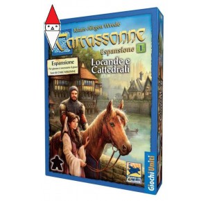 , , , GIOCO DA TAVOLO GIOCHI UNITI CARCASSONNE LOCANDE E CATTEDRALI - ESPANSIONE