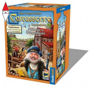 , , , GIOCO DA TAVOLO GIOCHI UNITI CARCASSONNE ABBAZIE E BORGOMASTRI - ESPANSIONE