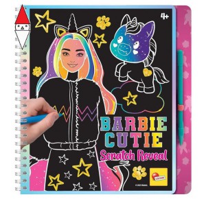 , , , GIOCO EDUCATIVO GIUNTI EDITORE BARBIE SKETCHBOOK CUTIE SCRATCH REVEAL