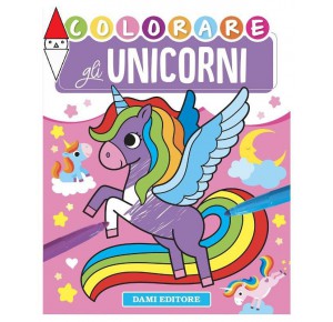 , , , GIOCO EDUCATIVO GIUNTI EDITORE COLORARE GLI UNICORNI