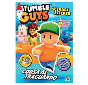 , , , GIOCO GIUNTI EDITORE SCENARIO STICKER. CORSA AL TRAGUARDO