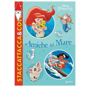 , , , GIOCO EDUCATIVO GIUNTI EDITORE STACCATTACCA E COLORA DISNEY PRINCESS