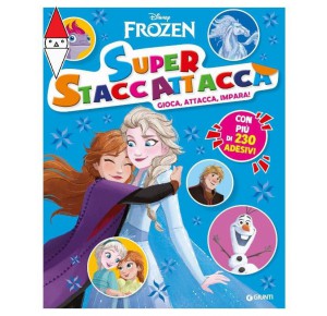 , , , GIOCO EDUCATIVO GIUNTI EDITORE LIBRO FROZEN SUPERSTACCATTACCA SPECIAL