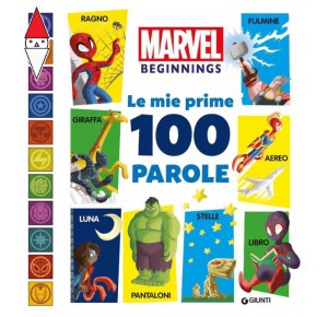 , , , GIOCO EDUCATIVO GIUNTI EDITORE LIBR.MARVEL LE MIE PRIME 100 PAROLE