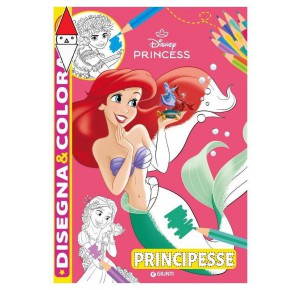 , , , GIOCO EDUCATIVO GIUNTI EDITORE PRINCIPESSE DISEGNA E COLORA